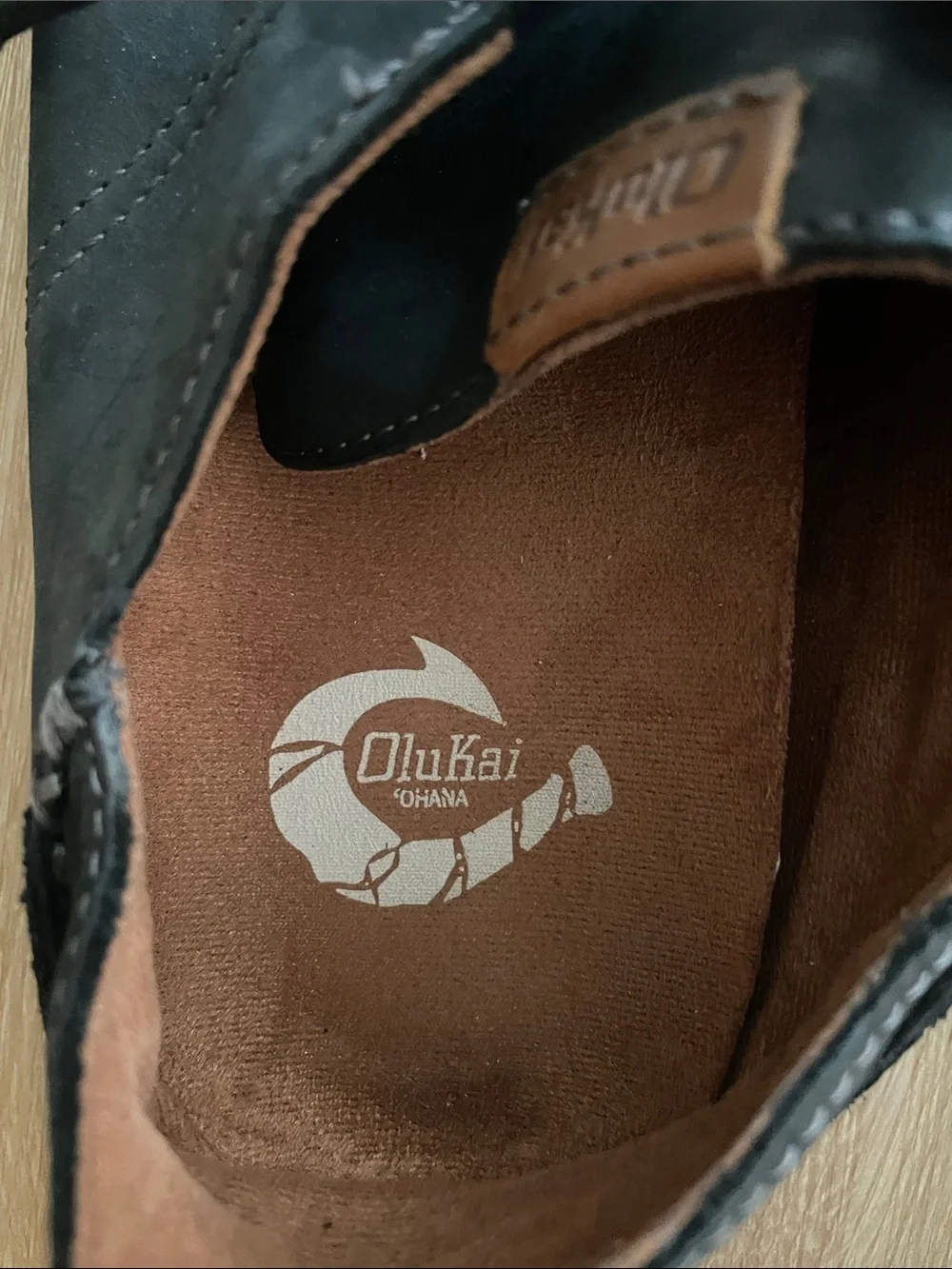 OluKai Men's Black Chukka Moccasin shoe